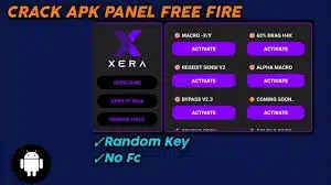 xera panel app interface on android