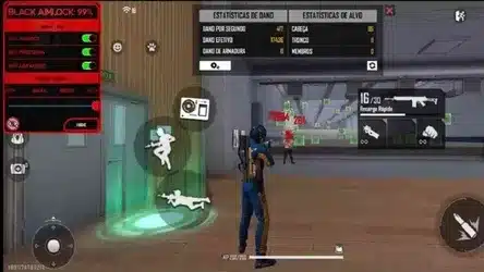 Aimbot Panel FF Download main interface on Android