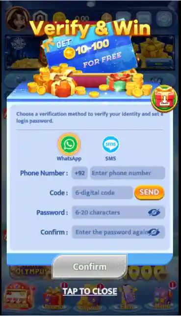 Victory Game APK Download (New Earning App) in Pakistan 2026 4 Victory Game mobile app login interface for Pakistani users