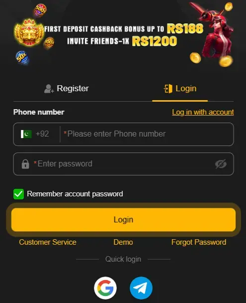 188pkr login